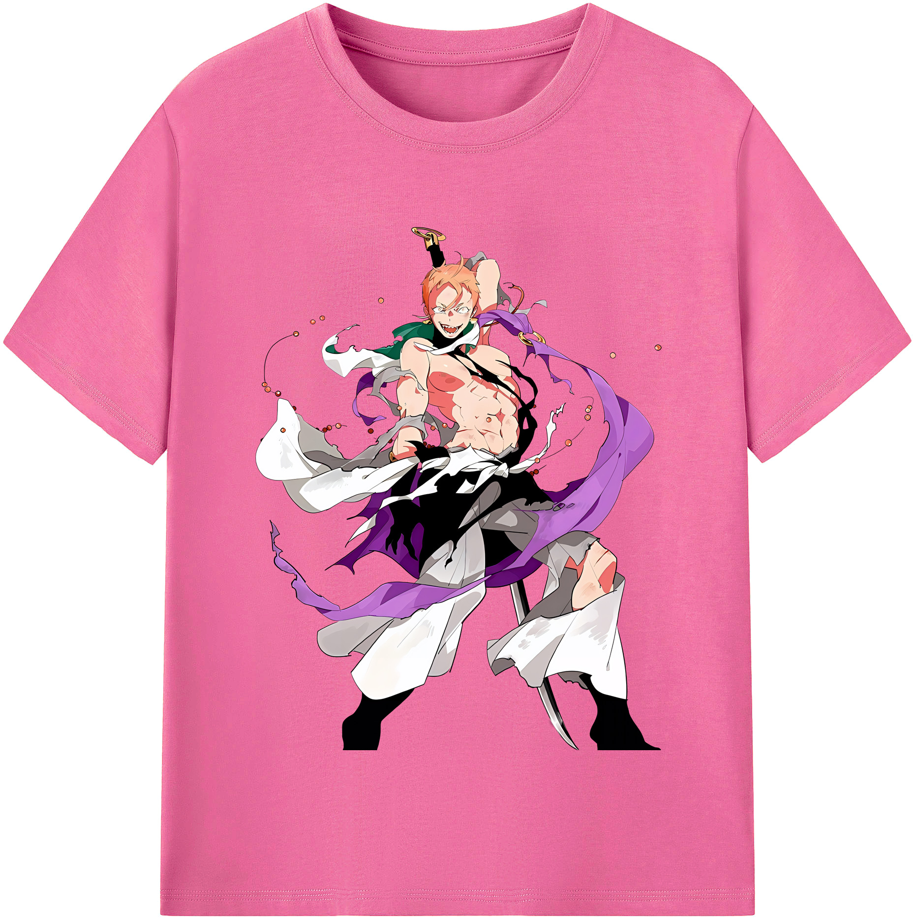 （画像用） 刀剣乱舞 Touken Ranbu レディースカジュアルプリントTシャツ（綿100％）